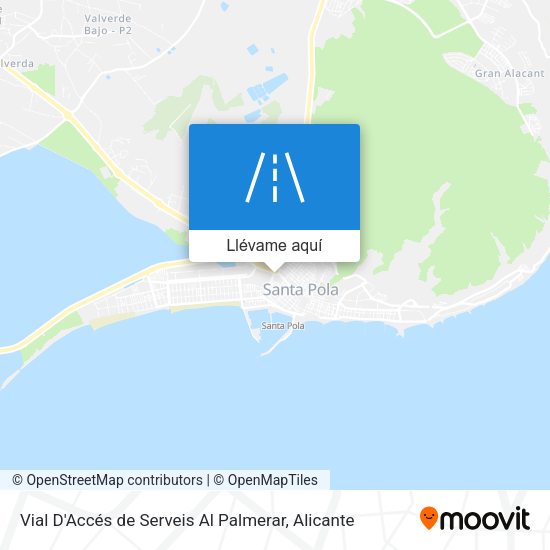 Mapa Vial D'Accés de Serveis Al Palmerar