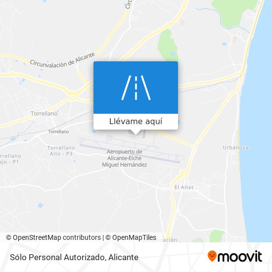 Mapa Sólo Personal Autorizado