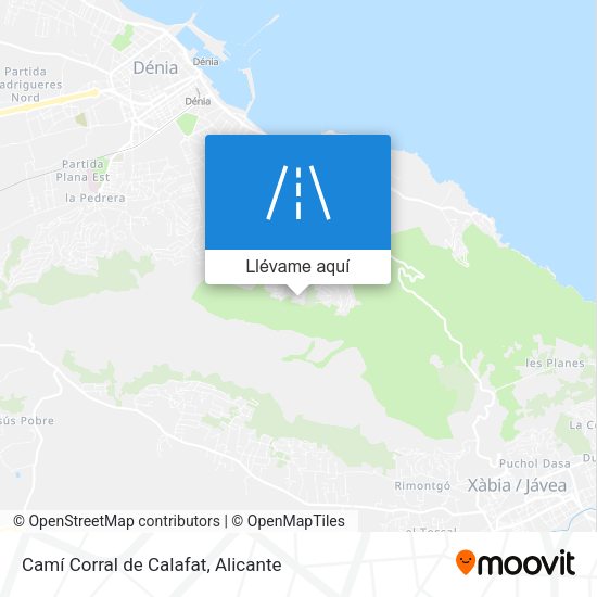 Mapa Camí Corral de Calafat