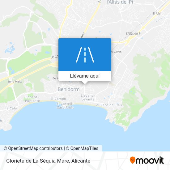 Mapa Glorieta de La Séquia Mare