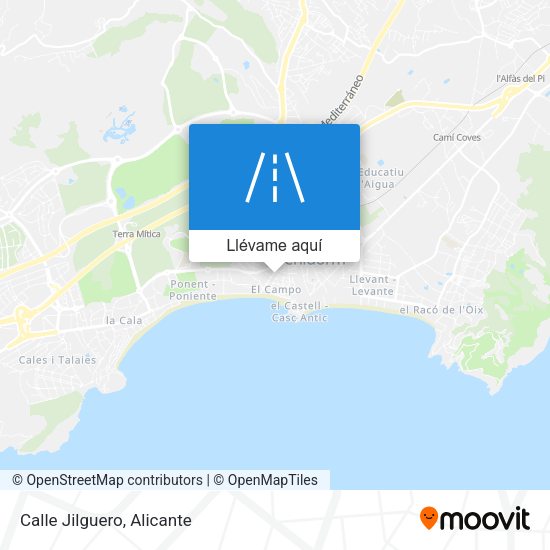Mapa Calle Jilguero