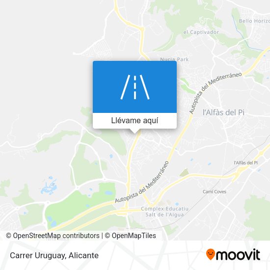 Mapa Carrer Uruguay