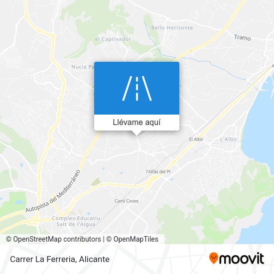 Mapa Carrer La Ferreria