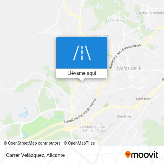 Mapa Carrer Velázquez