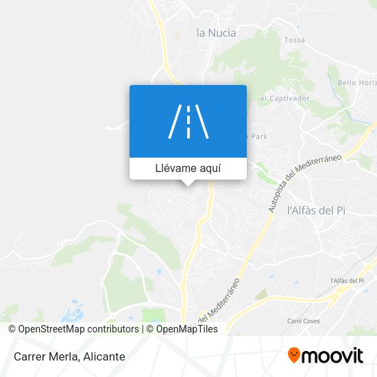 Mapa Carrer Merla