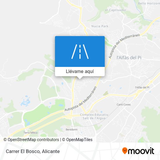 Mapa Carrer El Bosco