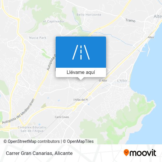 Mapa Carrer Gran Canarias