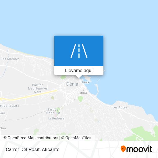 Mapa Carrer Del Pósit