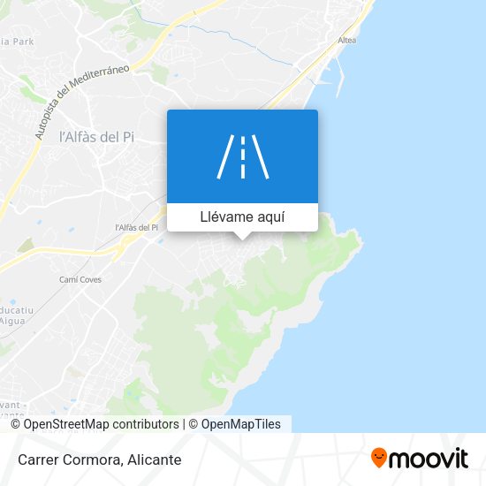 Mapa Carrer Cormora