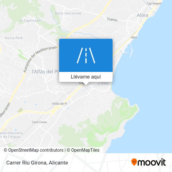Mapa Carrer Riu Girona