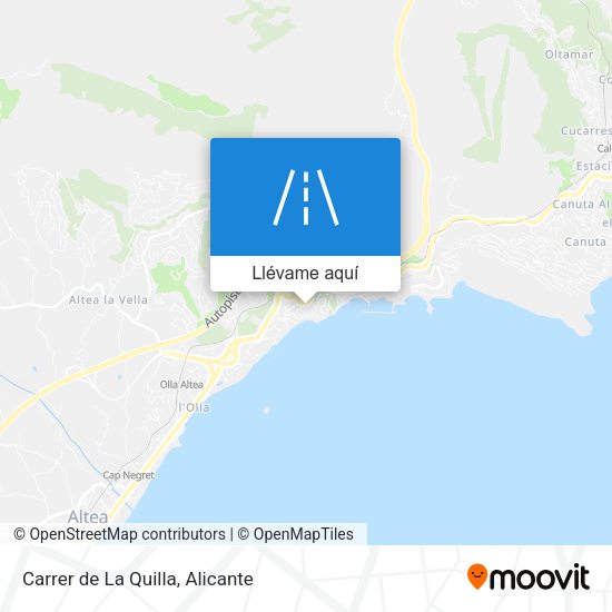 Mapa Carrer de La Quilla