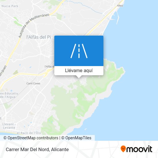 Mapa Carrer Mar Del Nord