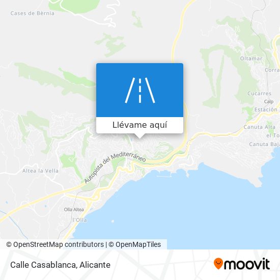 Mapa Calle Casablanca