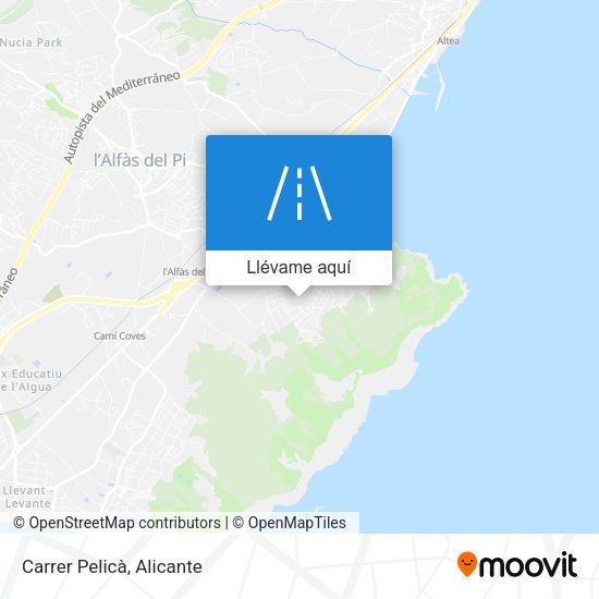 Mapa Carrer Pelicà