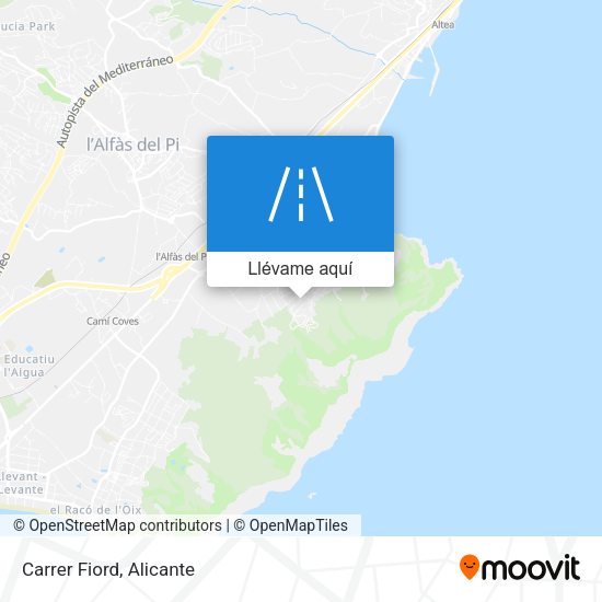 Mapa Carrer Fiord