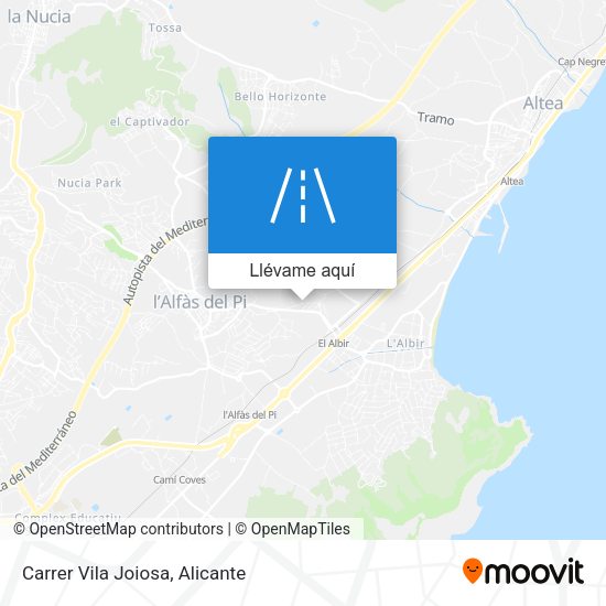 Mapa Carrer Vila Joiosa