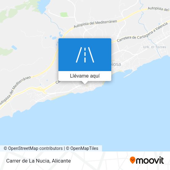 Mapa Carrer de La Nucia