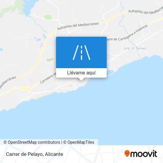 Mapa Carrer de Pelayo