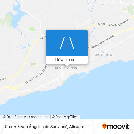 Mapa Carrer Beata Ángeles de San José