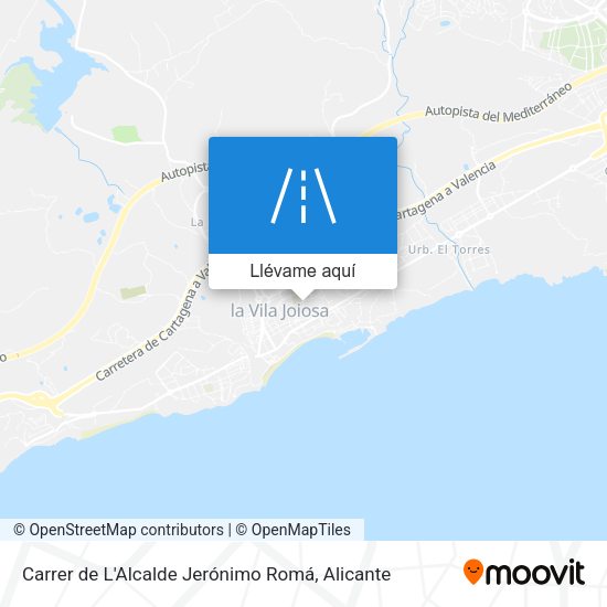 Mapa Carrer de L'Alcalde Jerónimo Romá