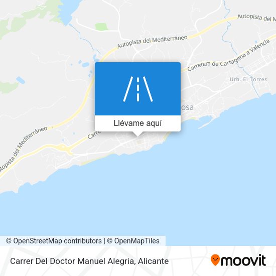 Mapa Carrer Del Doctor Manuel Alegria