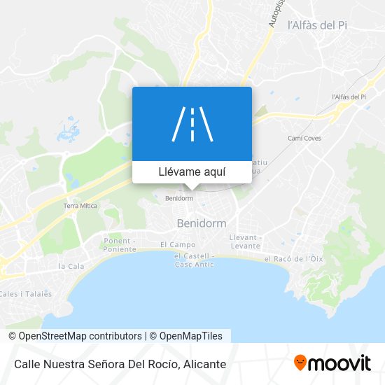 Mapa Calle Nuestra Señora Del Rocío