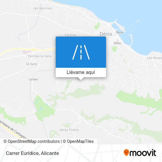 Mapa Carrer Eurídice