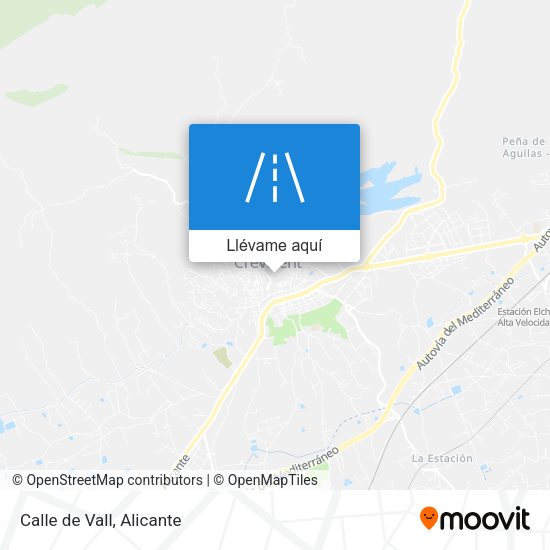 Mapa Calle de Vall