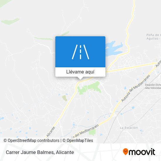 Mapa Carrer Jaume Balmes