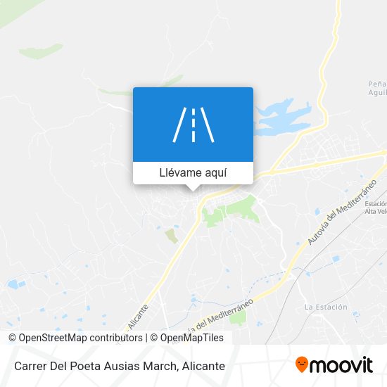 Mapa Carrer Del Poeta Ausias March