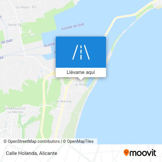 Mapa Calle Holanda