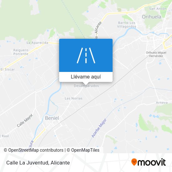 Mapa Calle La Juventud