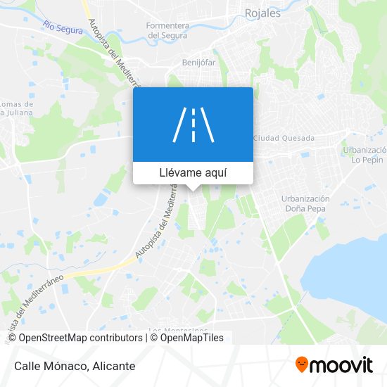 Mapa Calle Mónaco