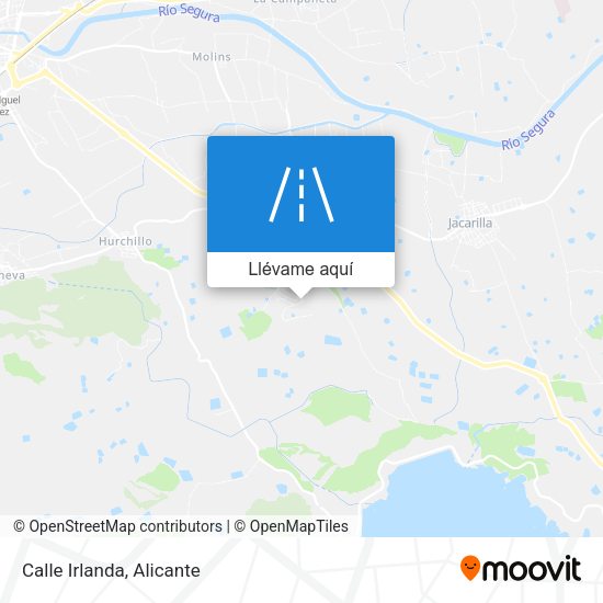 Mapa Calle Irlanda