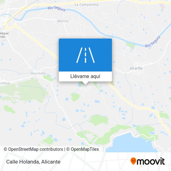 Mapa Calle Holanda