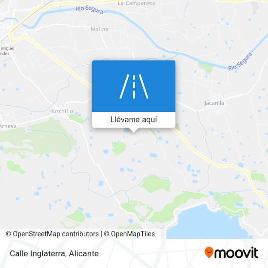 Mapa Calle Inglaterra