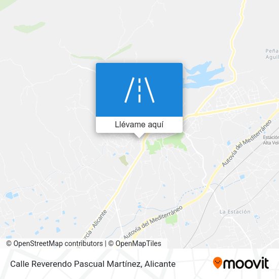 Mapa Calle Reverendo Pascual Martínez