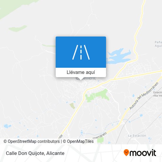 Mapa Calle Don Quijote