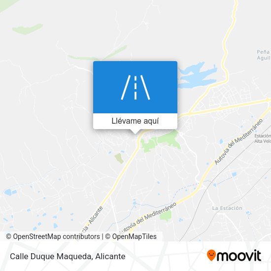 Mapa Calle Duque Maqueda