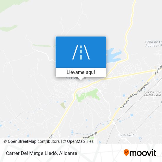 Mapa Carrer Del Metge Lledó
