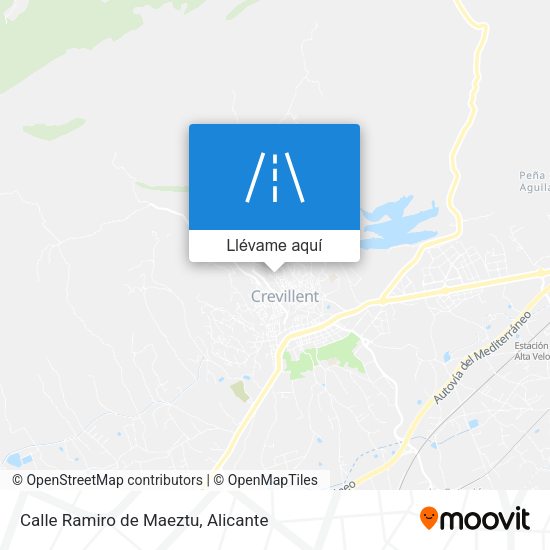 Mapa Calle Ramiro de Maeztu