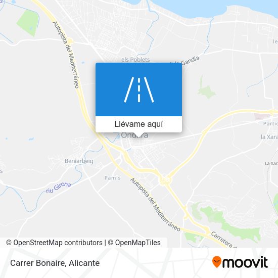 Mapa Carrer Bonaire