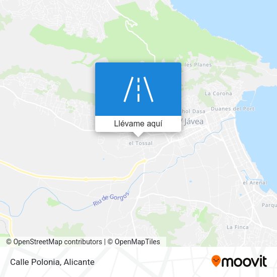 Mapa Calle Polonia