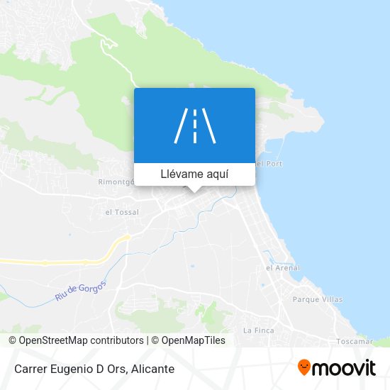 Mapa Carrer Eugenio D Ors