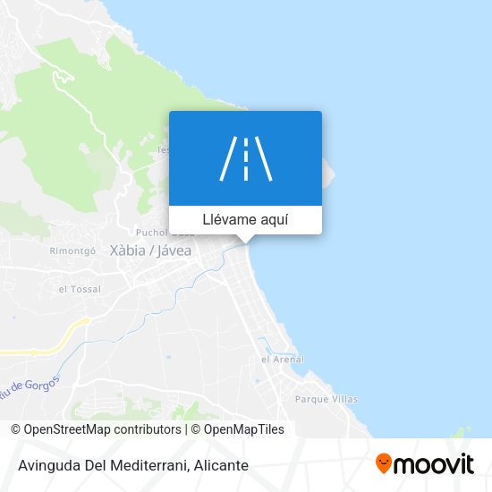 Mapa Avinguda Del Mediterrani
