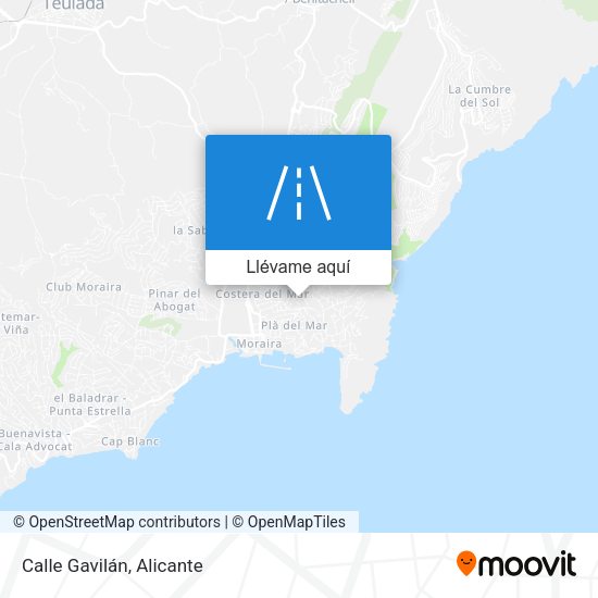 Mapa Calle Gavilán