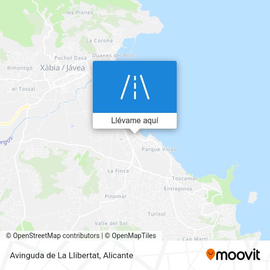 Mapa Avinguda de La Llibertat