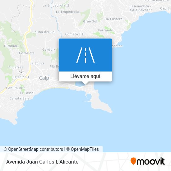 Mapa Avenida Juan Carlos I