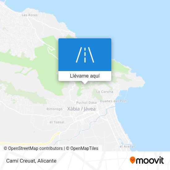 Mapa Camí Creuat