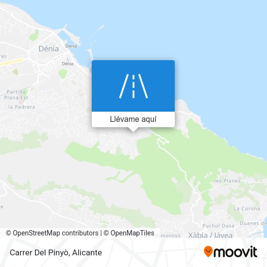 Mapa Carrer Del Pinyò